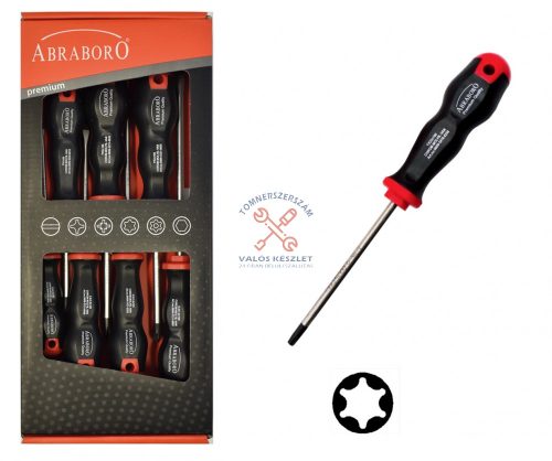 Csavarhúzó készlet torx Black line 7 részes