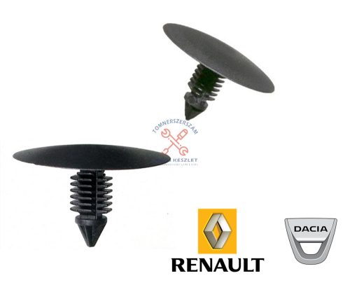 Patent Dacia Logan, Sandero, Renault Laguna motorháztető szigetelés rögzítő (25db)