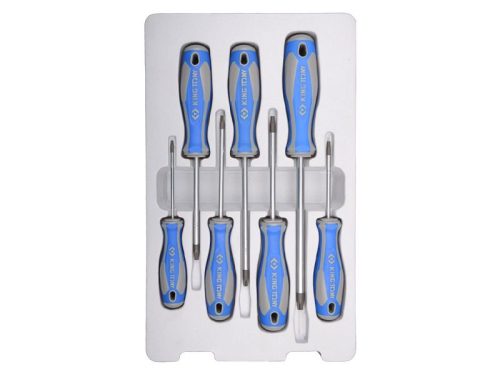 Csavarhúzó készlet furatos torx 7 részes