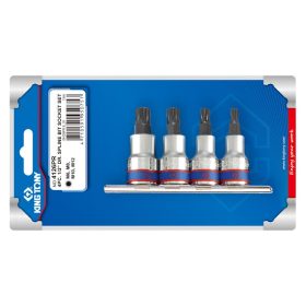 XZN bit dugókulcs készlet 1/2" 60mm 4 részes