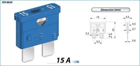 VILLÁS BIZTOSÍTÉK 10db/csomag