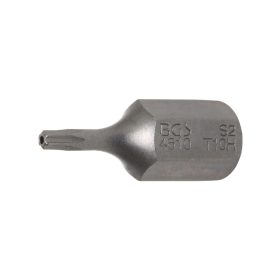 Furatos torx bit 30mm hosszú 10mm (3/8") T10