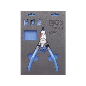 Seeger gyűrű fogó készlet cserélhető fejjel 180mm