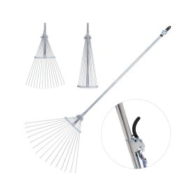 Összecsukható fém lombseprű 19-66cm