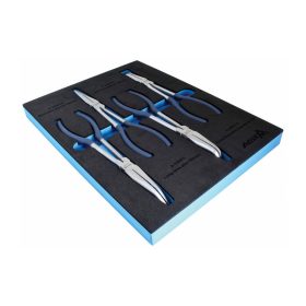 Hosszú fogó készlet 280mm 4 részes