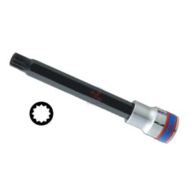 XZN (spline) bit dugókulcs 1/2 extra hosszú M10