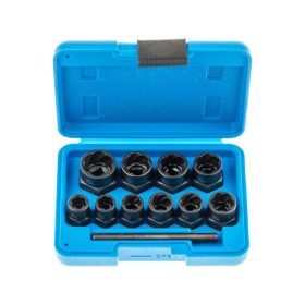   Sérült csavar leszedő készlet 3/8" 9-19mm 10 részes