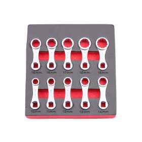   Cserélhető csillagfej készlet nyomatékkulcshoz 3/8" 10-19mm 10 részes