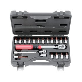 Nyomatékkulcs készlet 1/4" 5-25Nm 21 részes