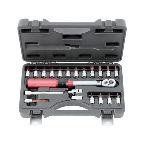 Nyomatékkulcs készlet 1/4" 5-25Nm 21 részes