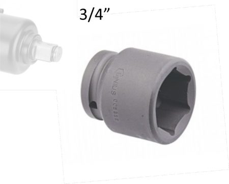 Gépi dugókulcs fej 3/4"  19 mm