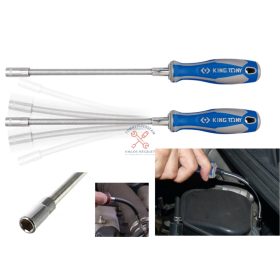 Bilincshúzó dugókulcs flexibilis szárral 8mm