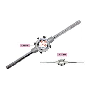 Menetmetsző hajtóvas D 55 x 16 mm / M 22 - M 26