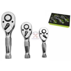   Racsni készlet 3 részes rövid kivitel 1/2" - 3/8" - 1/4"