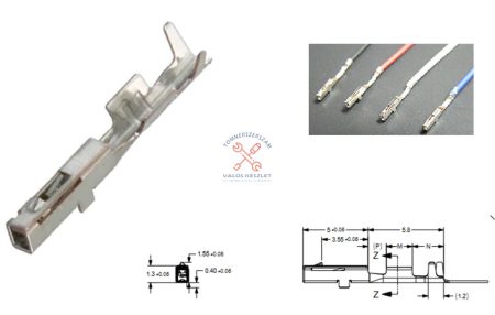 Speciális kábelvég hüvely Molex Mini50 (CTX50)