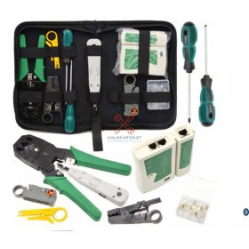 Hálózati kábelszerelő szerszámkészlet RJ45