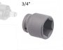 Gépi dugókulcs fej 3/4"  32 mm