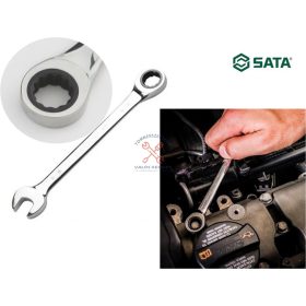 Racsnis csillag villás kulcs 12 mm SATA