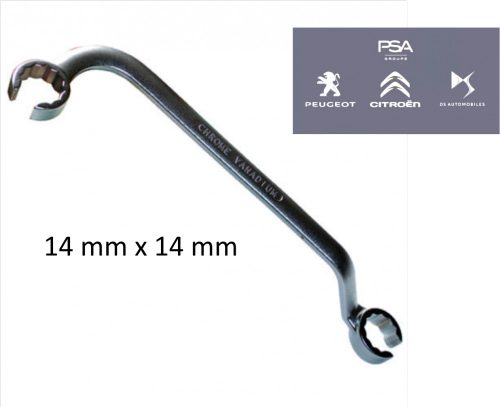 SPEC. KULCS DIESEL NYOMÓCSŐ SZERELÉSÉHEZ 14MM HDi MOTOROKHOZ*