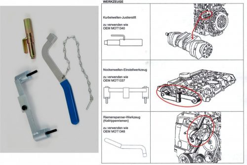 Vezérlésrögzítő Renault, Volvo 2.0 16V / 2.5 20V benzin