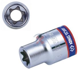 Torx dugókulcs fej 1/4"  E 5