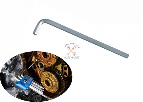 Hajlított imbuszkulcs hosszú 3 x 126 mm