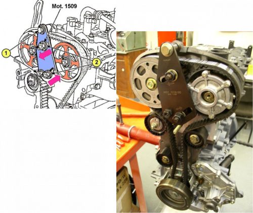 Vezérlésrögzítő Renault 1.8 / 2.0 16V benzin