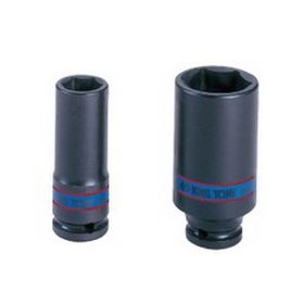 Gépi dugókulcs fej 1/2" 6 lapú hosszú 28 mm