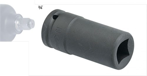 GÉPI DUGÓKULCS FEJ BELSŐ NÉGYSZÖGGEL3/4"  (6495S)