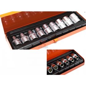   Kézi torx dugókulcs - E-Torx - készlet 1/2" 9 részes*
