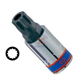 Furatos XZN bit dugókulcs 1/2" M18