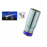 Kézi dugókulcs fej 12 lapú hosszú 1/2"