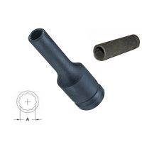 Gépi dugókulcs fej 12 lapú hosszú 1/2"