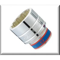 Kézi dugókulcs fej 12 lapú rövid 3/4"